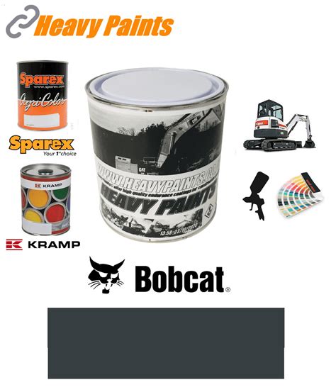 bobcat grey paint|bobcat skid steer color codes.